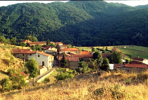 Chazieux from above the village