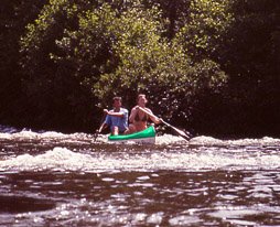 Kayaking on the Allier